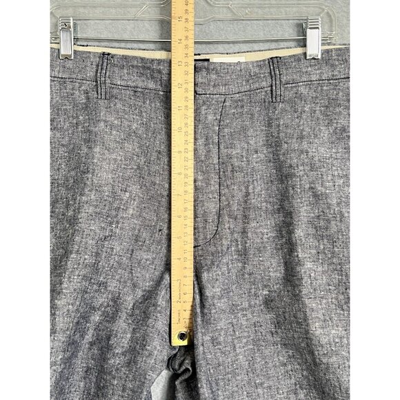 J Crew Linen Shorts Chambray Men SZ 38 Above Knee Chino 9’‘ - Picture 4 of 8